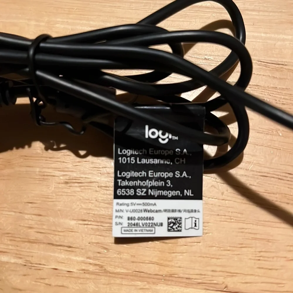 NEW Logitech, Logi Pro Stream 1080p HD PC Webcam Camera USB Black, 860-000560